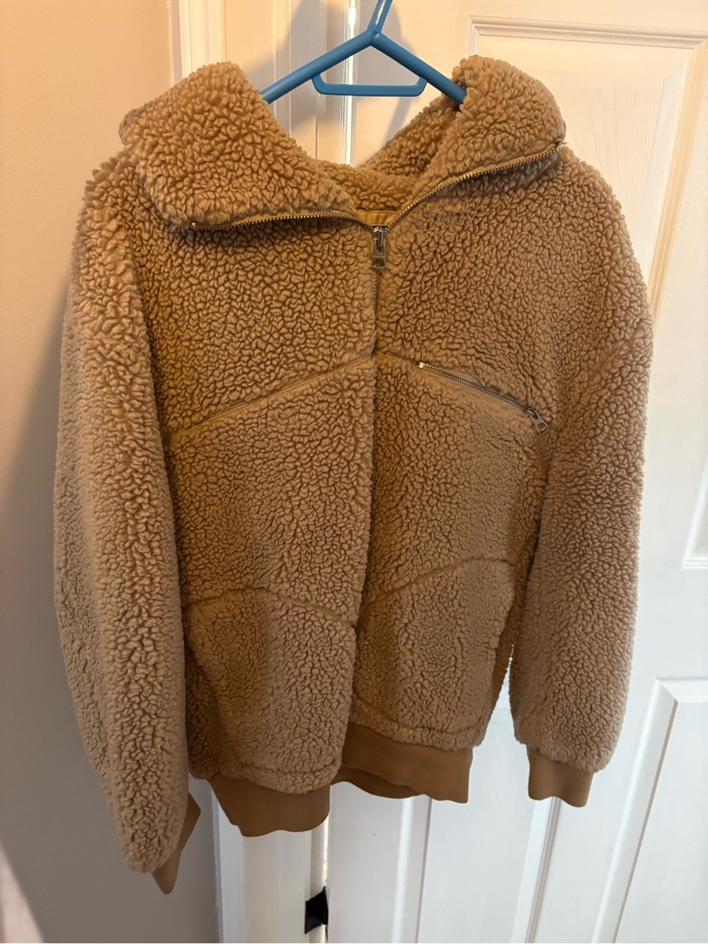 Aritzia Wilfred teddy bear jacket